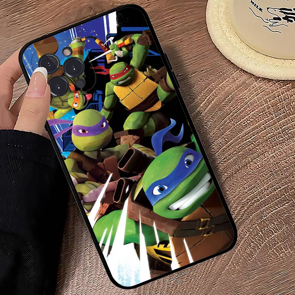 Fashion Movie N-Ninja Cartoon T-turtle Phone Case for IPhone 17 16 14 15 13  12 11 Pro Max Plus Samsung Galaxy S26 S25 S24 S23 S22 Silicone Soft Cover -  TikTok Shop