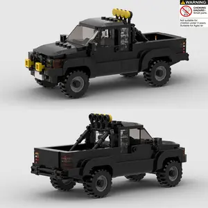 343pcs Pickup Truck Building Block Toy Car Set, Building Blocks Set, Adult DIY Creative Racing Car Kit, Stress Relief Toy, Birthday Christmas Gift
