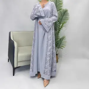 Muslim fashion women's traditional clothing dress, Abaya long robe and cloak