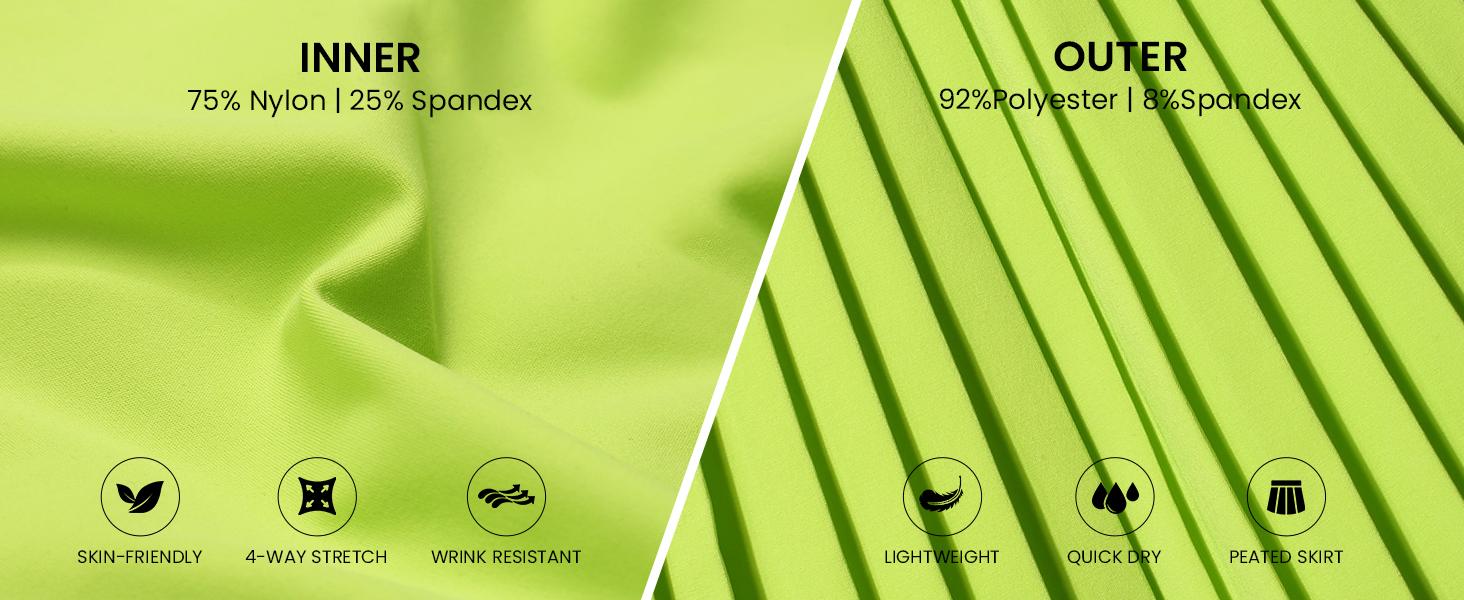 PINSPARK Pleated Tennis Skirt for Women High Waisted Athletic Skirts with Shorts Pockets Golf Workout Pickleball Skort Skirts Springtok PINSPARK Pleated Tennis Skirt for Women High Waisted Athletic Skirts with Shorts Pockets Golf Workout Pickleball Skort Skirts Springtok