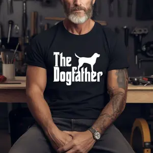 The Dogfather T-Shirt, Dog Dad Shirt, Dad Dog Shirt, Dad Dog Gift, Dog Father Graphic tees