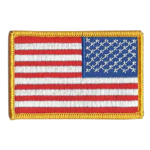 2x3" REVERSE USA flag patch for Tactical Cap
