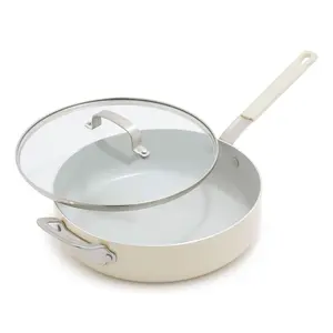 Bobby Flay by GreenPan Ceramic Nonstick 4.5qt Saute Pan & Lid