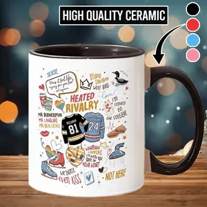 We Didn't Even Kiss Mug,LGBT Hockey Romance Mug,Hollanov Pottery Mug 11oz 15oz,Heated Rivalry Fan Gift, Hollanov Team Gift For Fans - scs17067