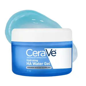CeraVe Hydrating HA Water Gel Face Moisturizer 1.7oz | #1 Dermatologist Recommended | 72HR Hydration | Hyaluronic Acid + Ceramides | Oil-Free Moisturizer