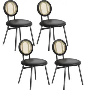 Garvee Dining Chairs Set (Black, 4)