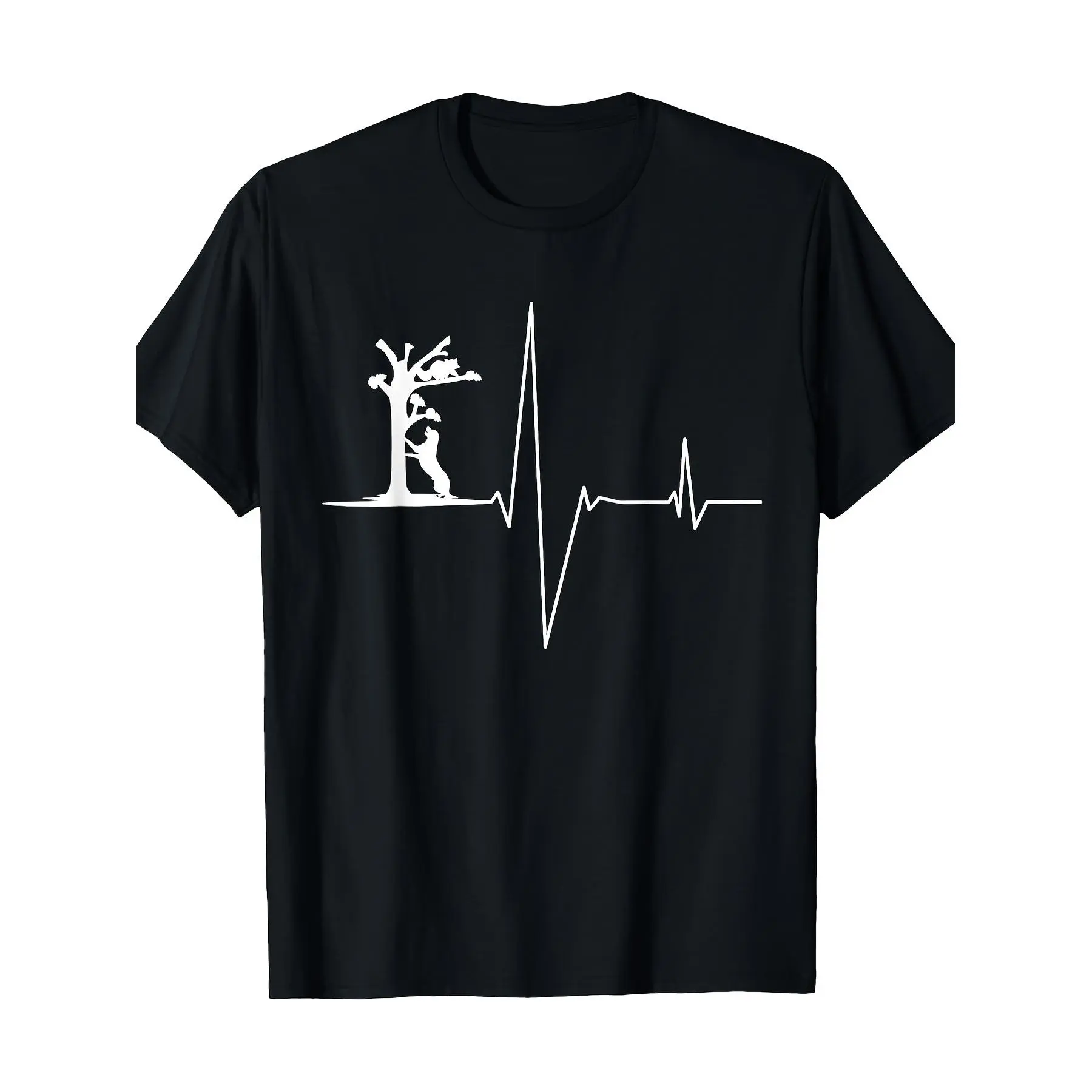 Coon Hunting Dogs Coonhound Heartbeat T-Shirt Made in USA