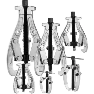 Bearing Puller Set, 1"-8" Gear & Pulley Puller, 3-Jaw Industrial Tool with Reversible Jaws