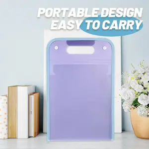 Portable Accordion Pouch, Expandable Accordion File Organizer, Expandable File Folder, Multi-pocket Vertical A5 File Sorter