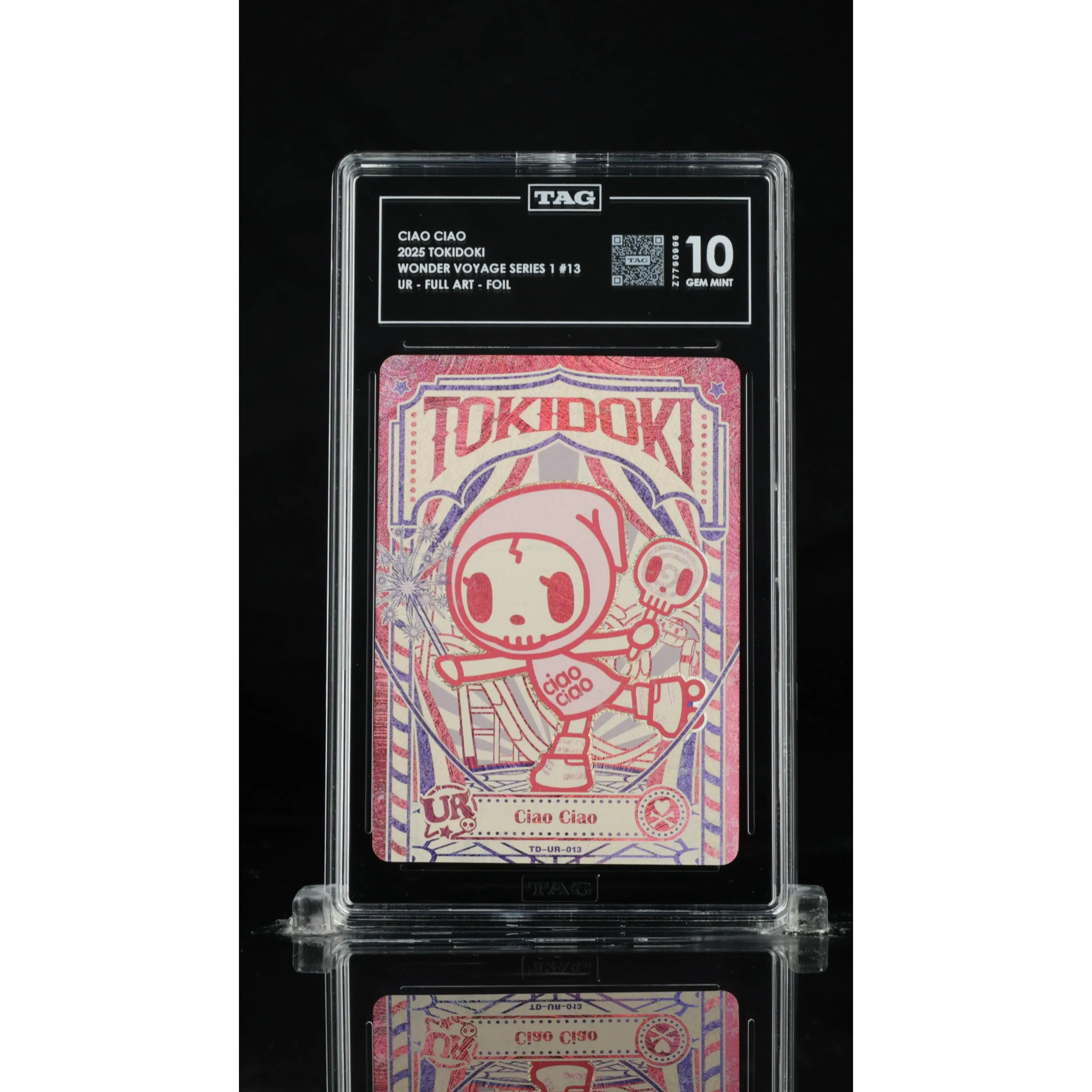 Tokidoki Ciao Ciao – Wonder Voyage Series 1 Roaming Edition 1 UR 13 | TAG 10 Gem Mint Graded Card