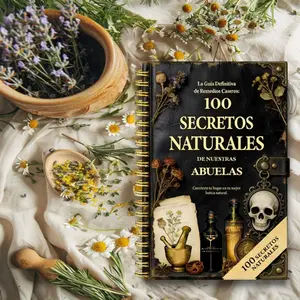 The Ultimate Guide to Home Remedies: 100 Natural Secrets from Our Grandmothers to Transform Your Home into Your Best Natural Pharmacy" Healthy Gothic Vintage Cover Design with New Elements Notebook