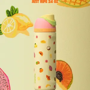 Limited Edition Owala Just Ripe Birthday Bash FreeSip Water Bottle 24oz 32oz Stainless Steel Insulated Leak Proof Travel Tumbler Gift