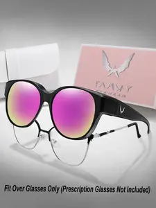 Fit Over Glasses Sunglasses, Sporty Tinted Lenses Sunglasses, Lightweight Durable Sunglasses, Comfortable Wear Over The Prescription Glasses for Everyday Style, Casual Eyewear