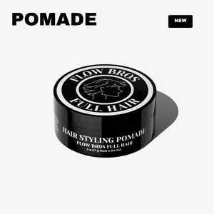 Flow Bros Pomade – Men’s Hair Pomade | Medium Shine Finish | Medium–High Hold | Shape + Volume | 2oz