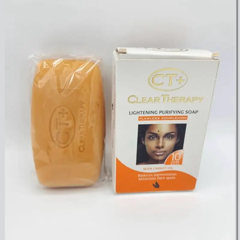 Carrot Cleanser Soap - 6.1 oz, Body Care Bar with Clear Therapy, Moisturize, Hydrating & Bright Lightening Purifying Benefits