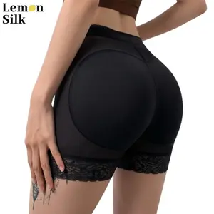LemonSilk Women's Butt Lifter Shapewear Shorts – High Waisted Seamless Tummy Control Hip Enhancer Padded Boyshorts Underwear