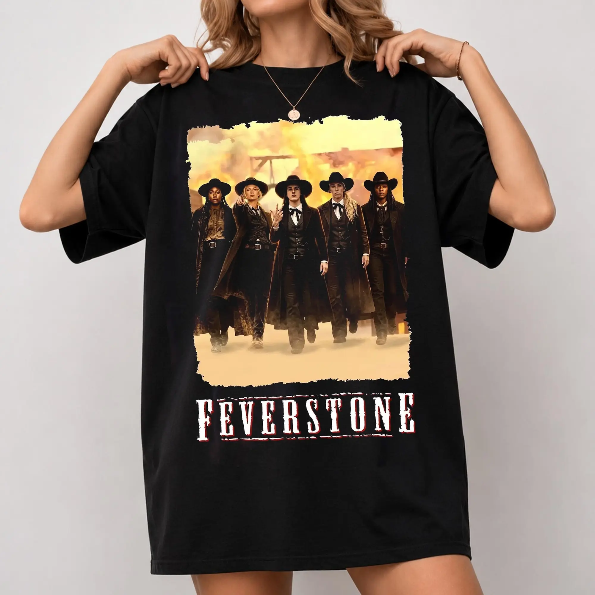 Vintage Fever Feverstone Shirt, Caitlin Lexie Aliyah  Kelsey Mitchell Western Basketball Tee