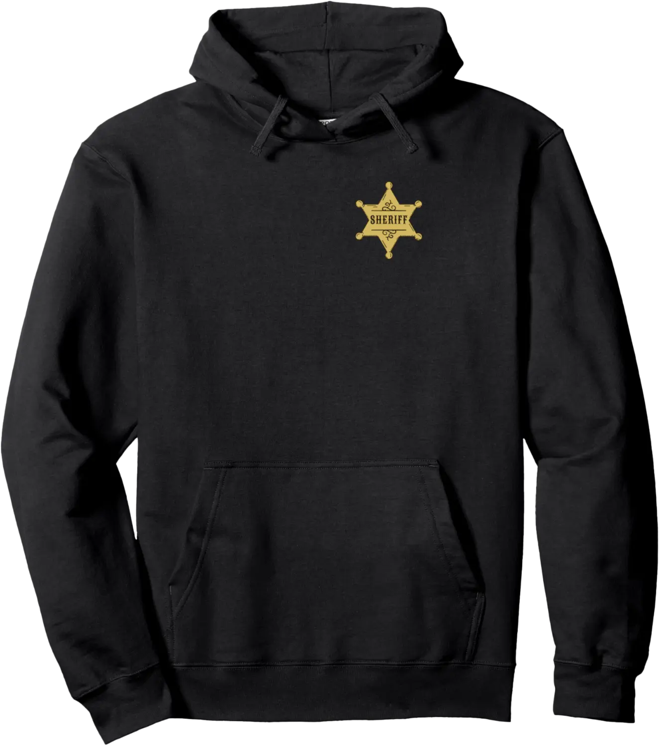 Sheriff Star Sheriff Pullover Hoodie - Elizabethtej Shop 25B0BMW1LQDG