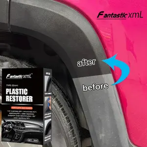 Car coating Plastic Restorer car accessories PolishLiquid Gloss Protect Leather & Trim Restorer, CarWashing &Maintenance Product car gadgets