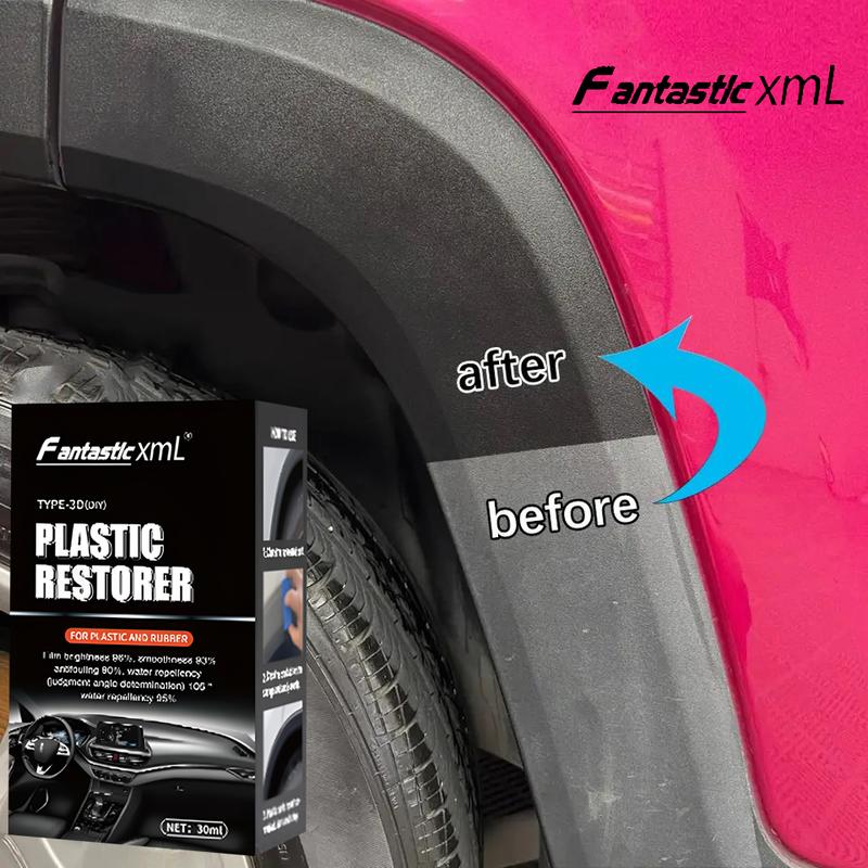 Car coating Plastic Restorer car accessories PolishLiquid Gloss Protect Leather & Trim Restorer, CarWashing &Maintenance Product car gadgets