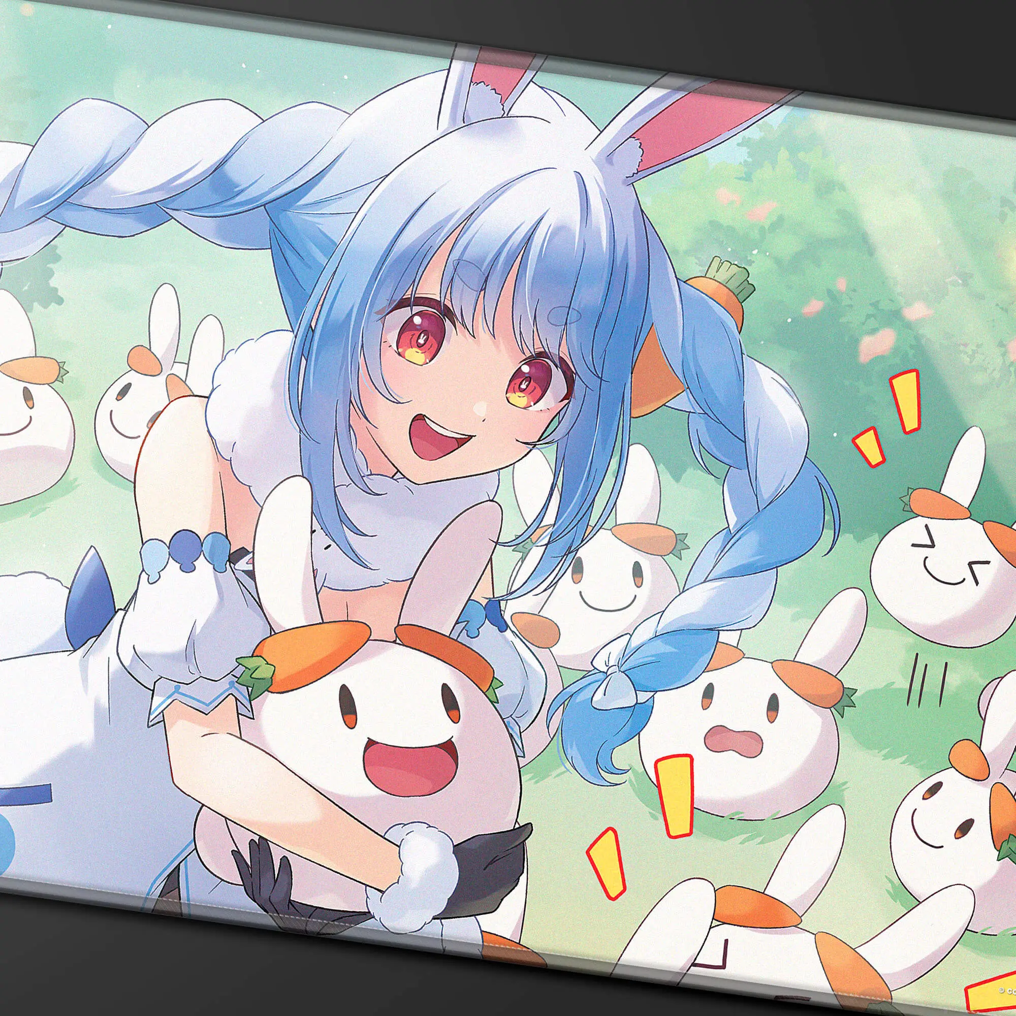 pekora card sleeves Fanart : Holo The soft fabric top provides a smooth surface for cards YMILOHOGI Trading Card Sleeves Usada