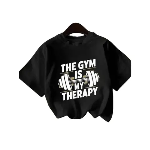 Women's Fitted Gym Motivation Graphic T-Shirt - Barbell Design, Crew Neck, Short Sleeve, Breathable Sports Tops, Gym Style/Athleisure/Active T-Shirt, Casual Tops for Workout, Party, Gym Style Sports T-Shirt