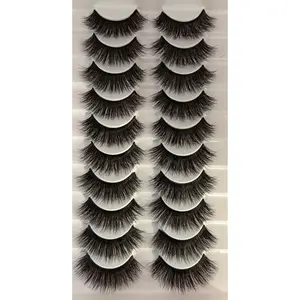 Hard Flex Enikeh Lashes Super Soft Dramatic Lash C Curl Fluffy Beauty Vegan 3D Faux Mink Cruelty Free 7-12-18mm Length