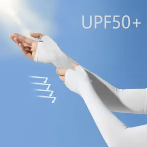 Anti-slip silicone design Summer sun protection gloves Unisex anti-ultraviolet cycling driving protective gloves