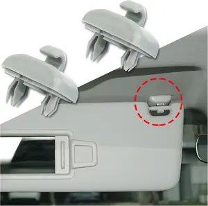 2 count  Sun Visor Clips Replacement OEM# 8E0857562 8U0857562A, Visor Clips Compatible with Audi A1 A3 A4 A5 Q3 Q5 S3 S5 S4,Standard Visor Clips for  Visor Accessories (Compatible with Audi)