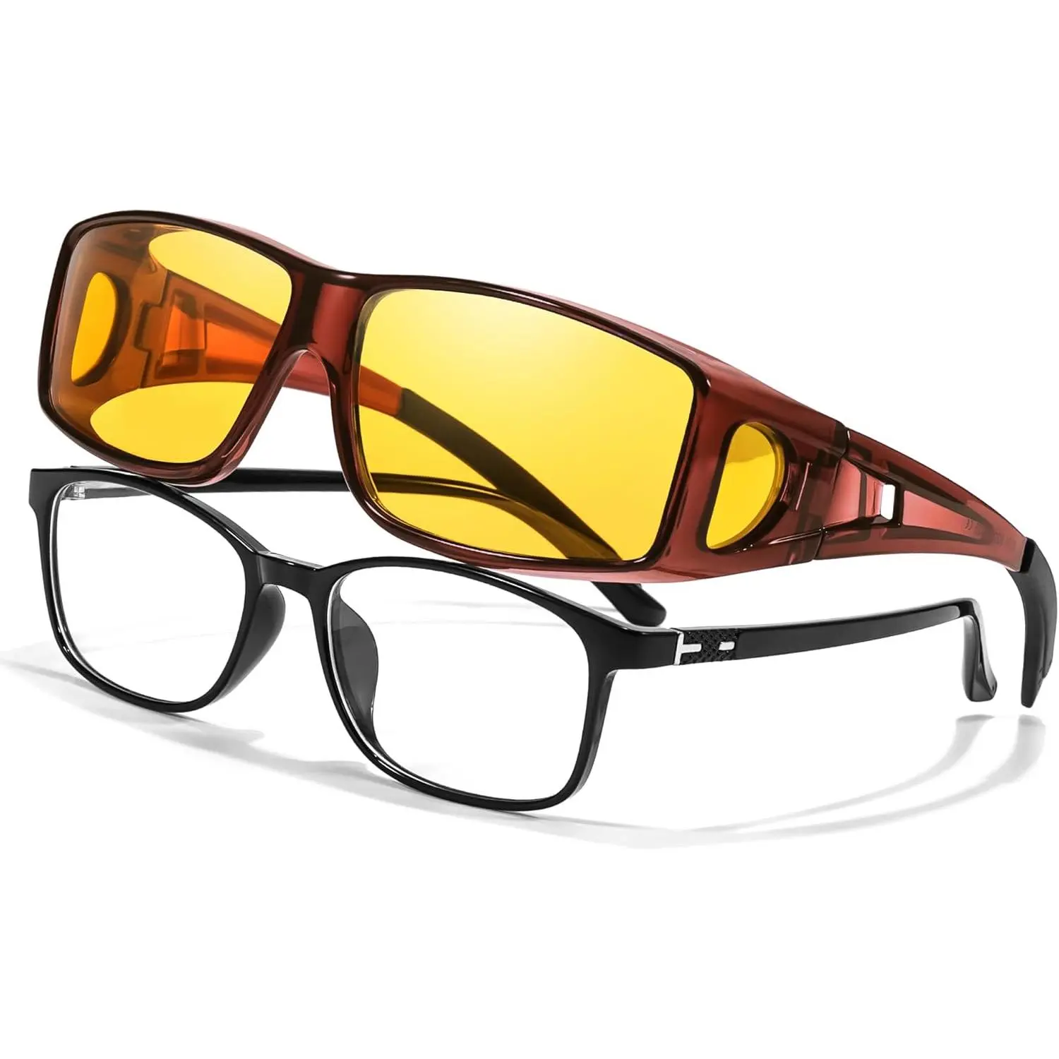 A12 Tortoise Frame/ Yellow Lens Nig