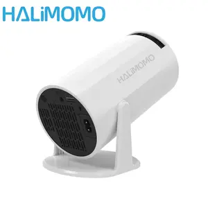 Portable Projector Home Theater Outdoor Entertainment Android 11 260 ANSI Lumens Allwinner H713 Chip Resolution Smart System Wireless Casting Portable Design