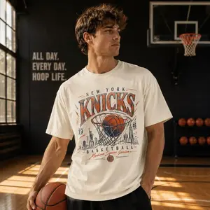 [Sale Off 50%] New York Est 1946 Basketball Shirt, Go New York Go T-Shirt, Retro NYC Basketball Finals Game Graphic Tee, NYK Fans Streetwear Apparel