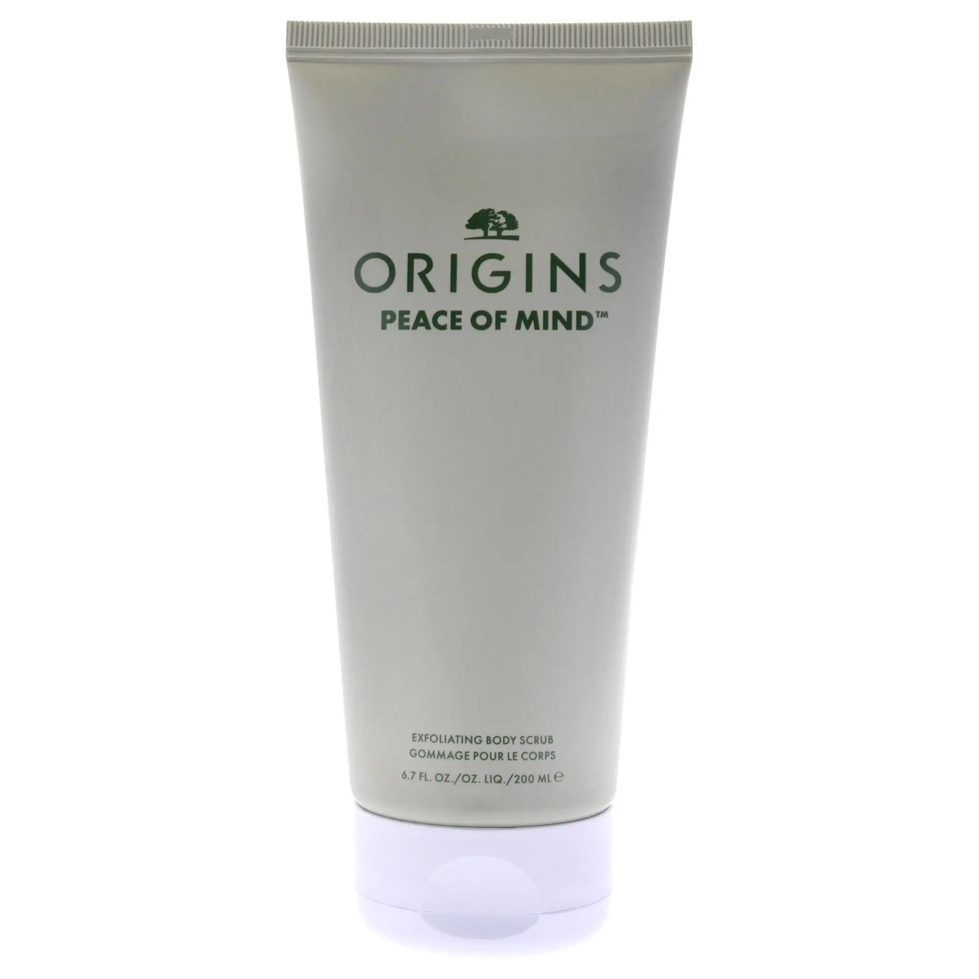 Origins Peace of Mind Exfoliating Body Scrub, Unisex Tube - 6.7 fl oz, Gently Apply for Smooth Skin, Apply Gently
