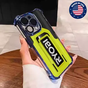 (summertok)RYOBI Tool Aesthetic Design Pattern Casing For iphone 16 15 14 13 12 Plus Pro Max Flaunt Mobile Phone Case TPU Drop Protection Shockproof Protector Vintage unique Fashion Trend Anti-scratch Stylish Smartphone Cover