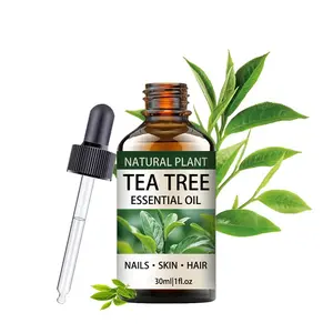 1.01 oz Tea Tree Essential Oil, natural ingredients, hypoallergenic formula, Therapeutic, Wellness, ideal for skincare, massage, bathing, nail, hair and eyelash care, specially formulated for dry skin, suitable for all skin types, Aromatherapy