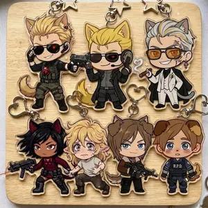 Resident Evil Acrylic Keychains | Trending Keychain.