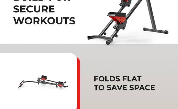 Sunny Health & Fitness Foldable Stair Stepper Climber with Extended Range Motion, Dual Handlebars, Home Gym Workout Fitness, Compact Space-Saving Home Cardio, Full-Body Hiking Mountain Climb Leg/Glute/Core Trainer, Quiet Operation, 330 lbs Capacity