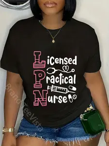 100% Cotton LPN Licensed Practical Nurse LPN T-Shirt