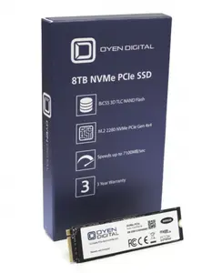 Oyen Digital 8TB NVMe M.2 2280 Gen4 PCIe TLC SSD