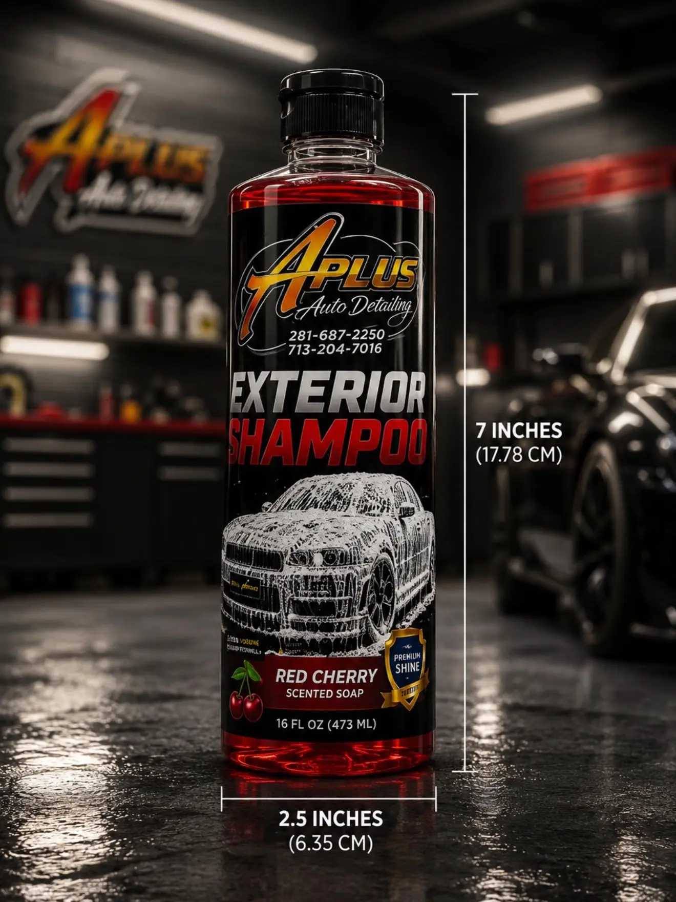 Automotive Exterior Car Shampoo, Paint-Safe Car Washing & Maintenance Solution