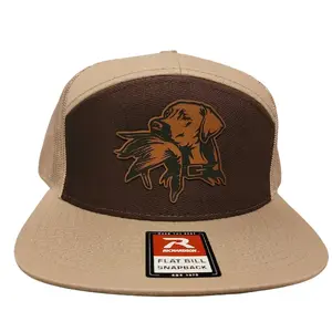 Richardson 7 Panel Flat Bill Trucker Hat - Bird Dog 2.0