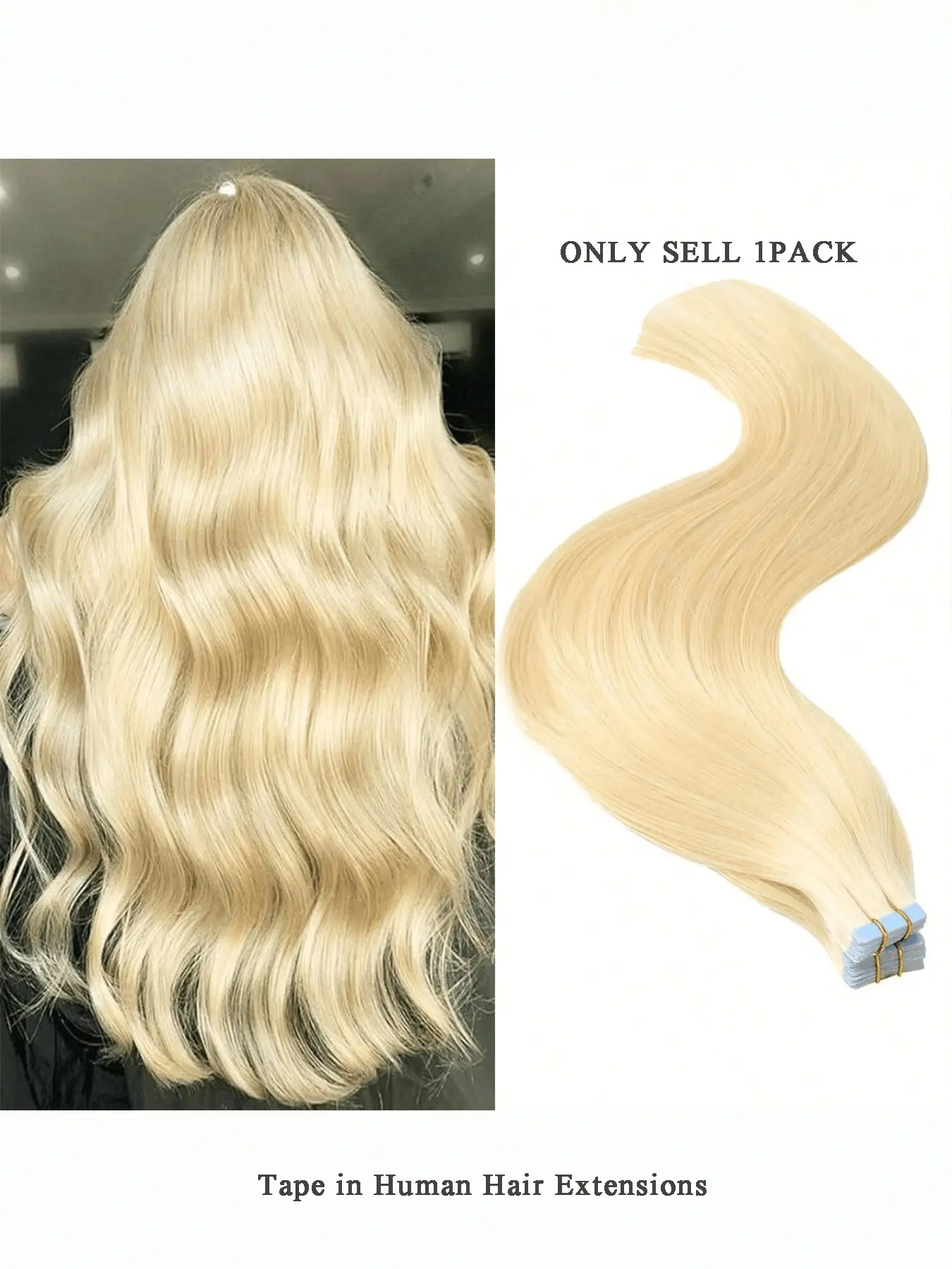 30g Real Human Hair Patch Extensions, 12-24 Inch Invisible Tape-In, 20 Pieces Set, Perfect for Women Gifts, Parties, Valentine's Day, Christmas
