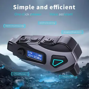 2026 New Helmet Bluetooth Camera Headset, Bluetooth 5.4, HD Recording, Long Battery Life, Noise Cancellation, Universal for All Helmets bluetooth-compatible