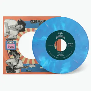 The Belles - Melvin B/w Come Back - Blue/white Marble  [7-INCH SINGLE VINYL RECORD] Blue, Colored Vinyl, White
