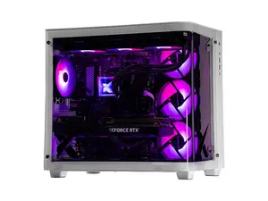 Xidax X-6 Series AMD Ryzen 7 9800X3D (4.7GHz, up to 5.2GHz) , NVIDIA GeForce RTX 5070Ti 16GB, 2TB NVMe M.2 SSD, 32GB (2x16GB) RAM, Window 11 Home Onami White Gaming Desktop - Assembled & Serviced in Utah