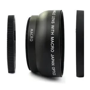 49mm 0.45X Wide Angle Macro 2 in 1 Camera Lens with 62mm UV