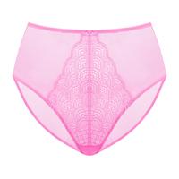 Mermaid Scales-High-Rise-Pink