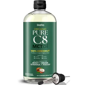 Organic C8 MCT Oil - (16 Fl Oz)
