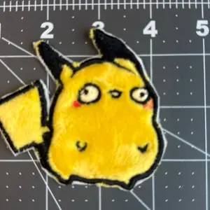 Fuzzy iron on patch