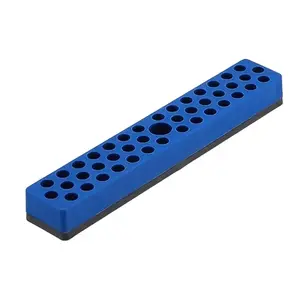Hot Sale 43 Hole Magnetic Hex Bit Holder Organizer For 1/4inch Screwdriver Bit Storage Organizer Toolboxes Drill Bit Storage Box